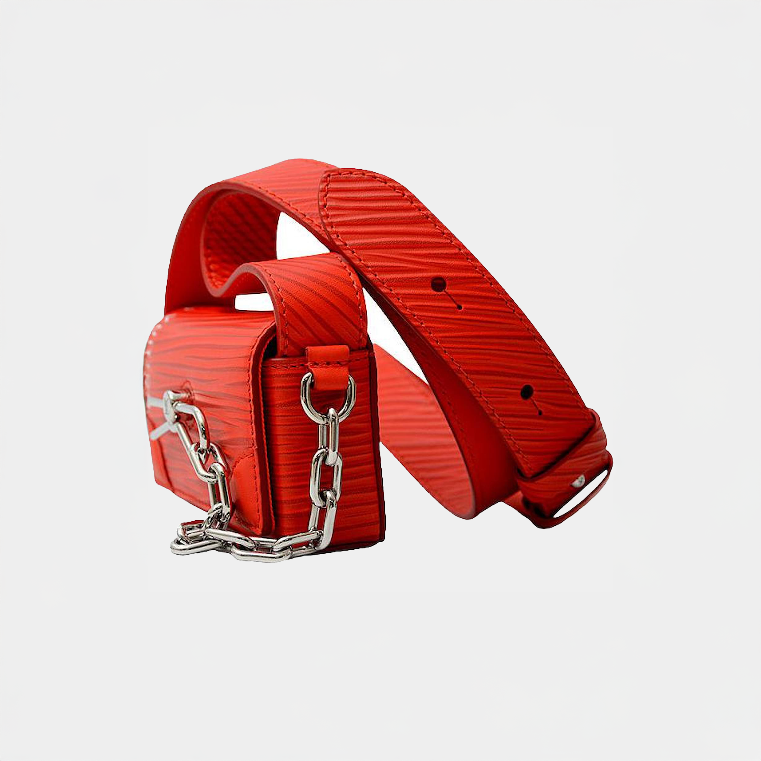 Autre Marque Louis Vuitton Epi Micro Steamer Rosso