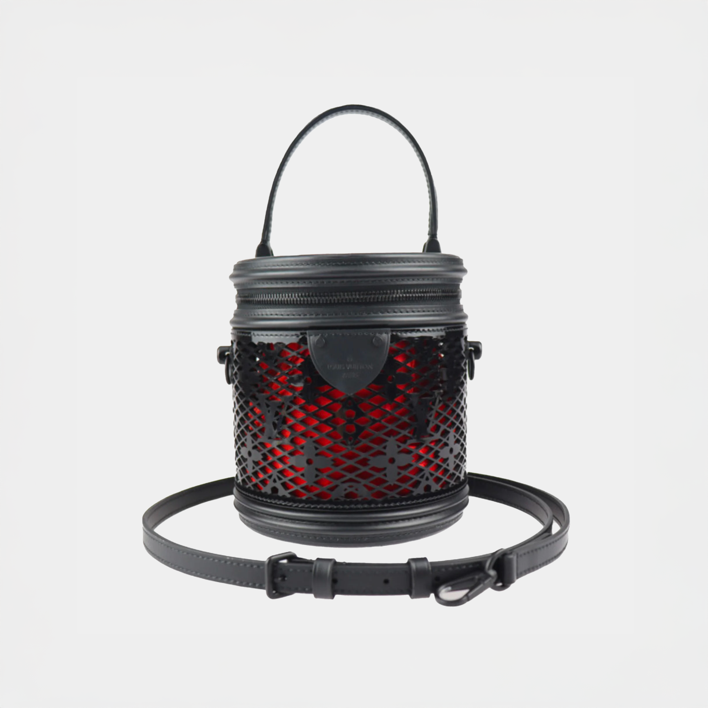 LOUIS VUITTON Louis Vuitton Cannes Monogram Lace Handbag