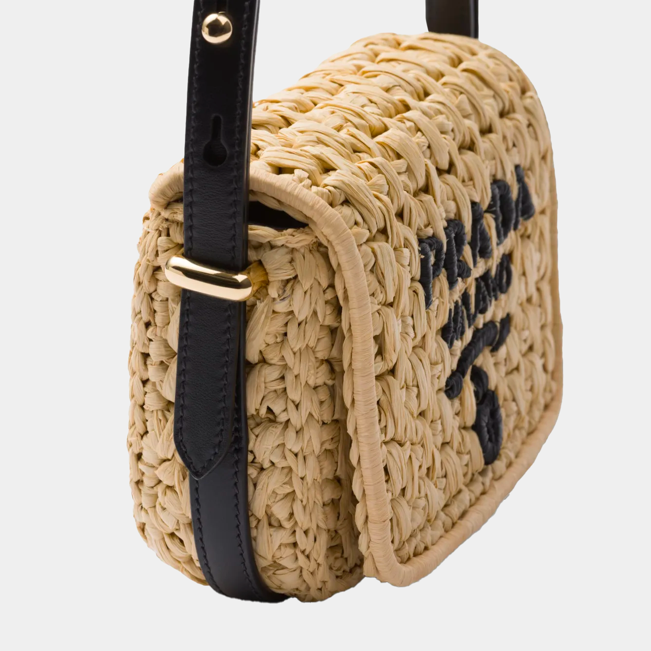 Prada Borsa a spalla con ricamo