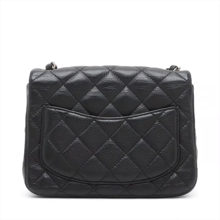 Chanel Minimatrasse 17 Caviar Skin Single Flap Single Chain Bag