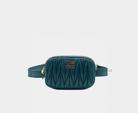cintura con marsupio miu miu