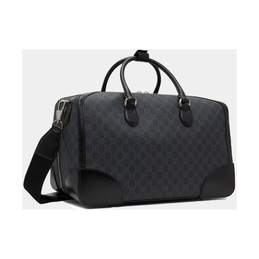 Gucci GG Duffle Bag Interlocking G 'Black'