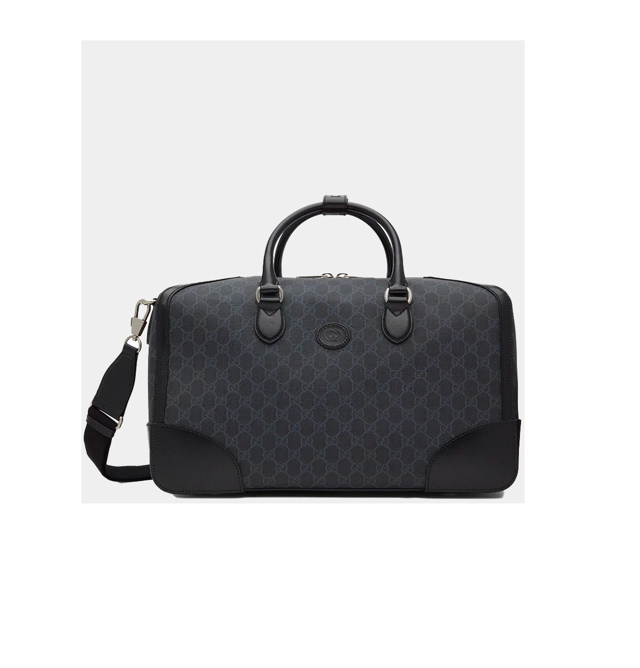 Gucci GG Duffle Bag Interlocking G 'Black'