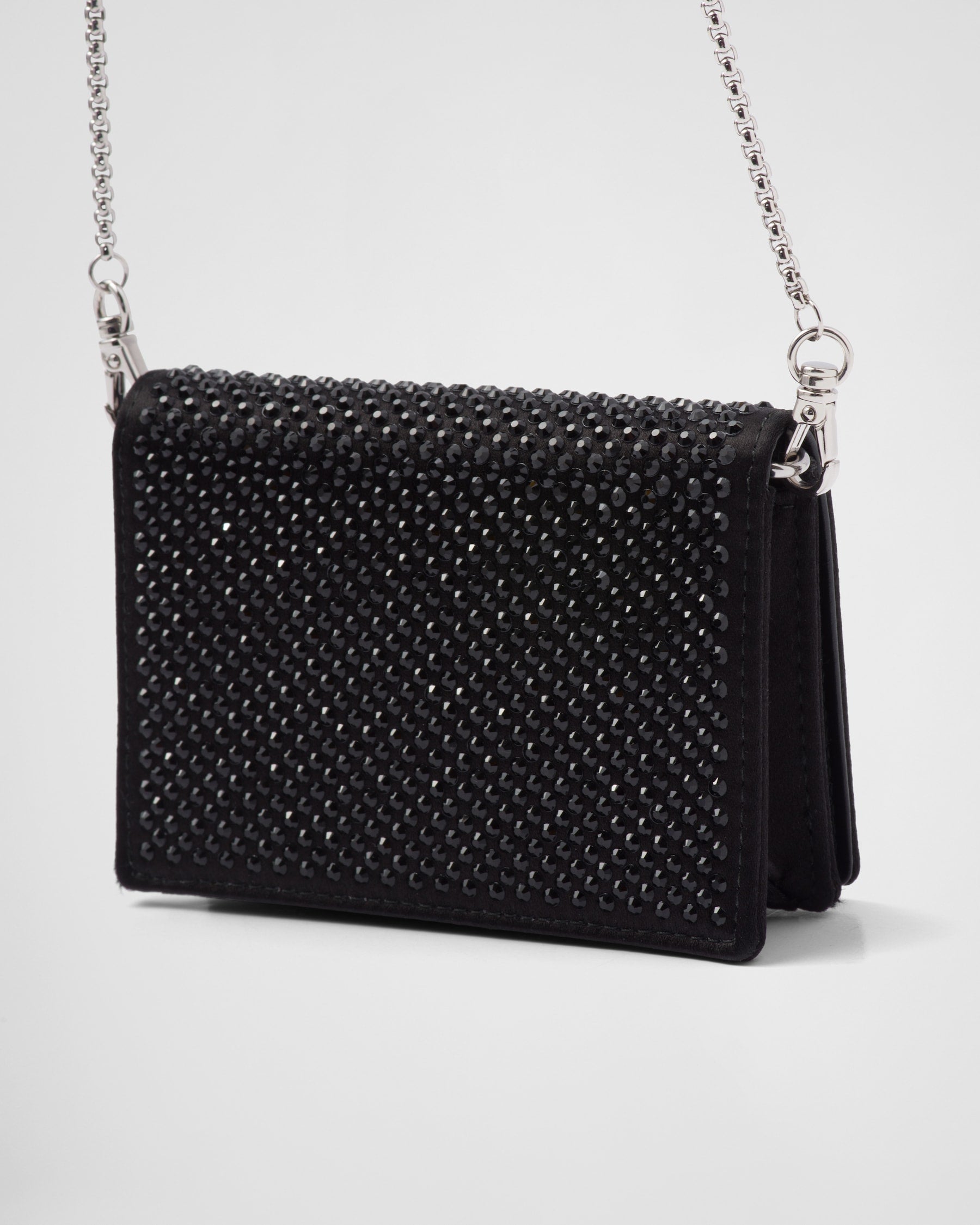 Mini Prada swarovki con catena