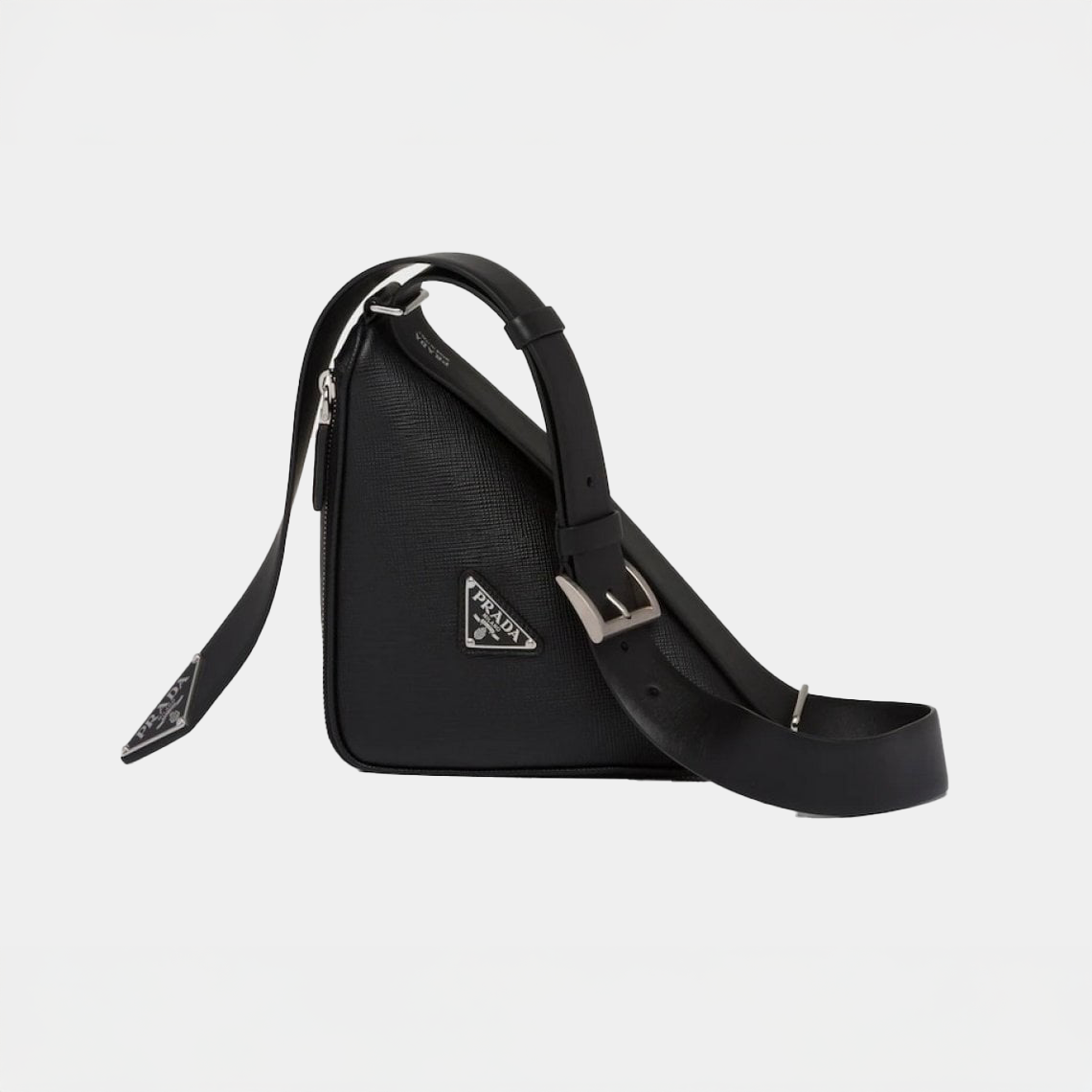 borsa triangolo Prada nera