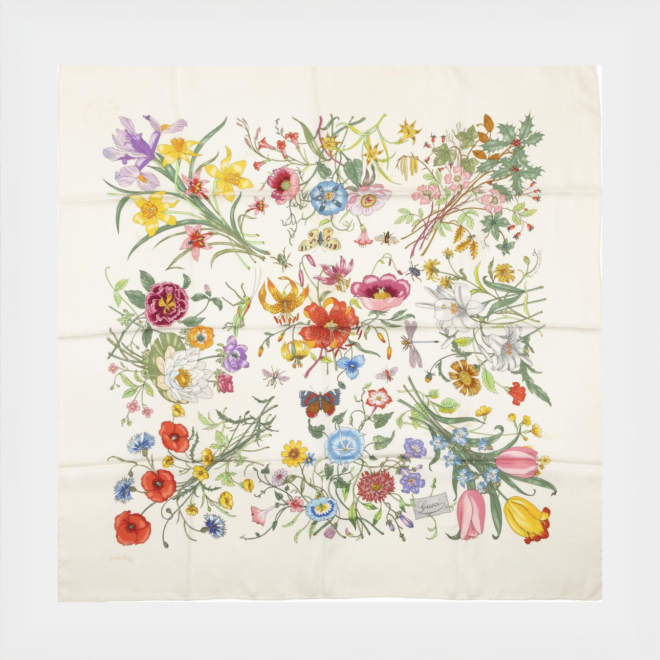 foulard gucci flora