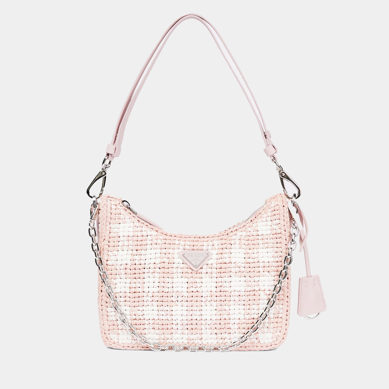 Prada Borsa a spalla Re-edition in crochet
