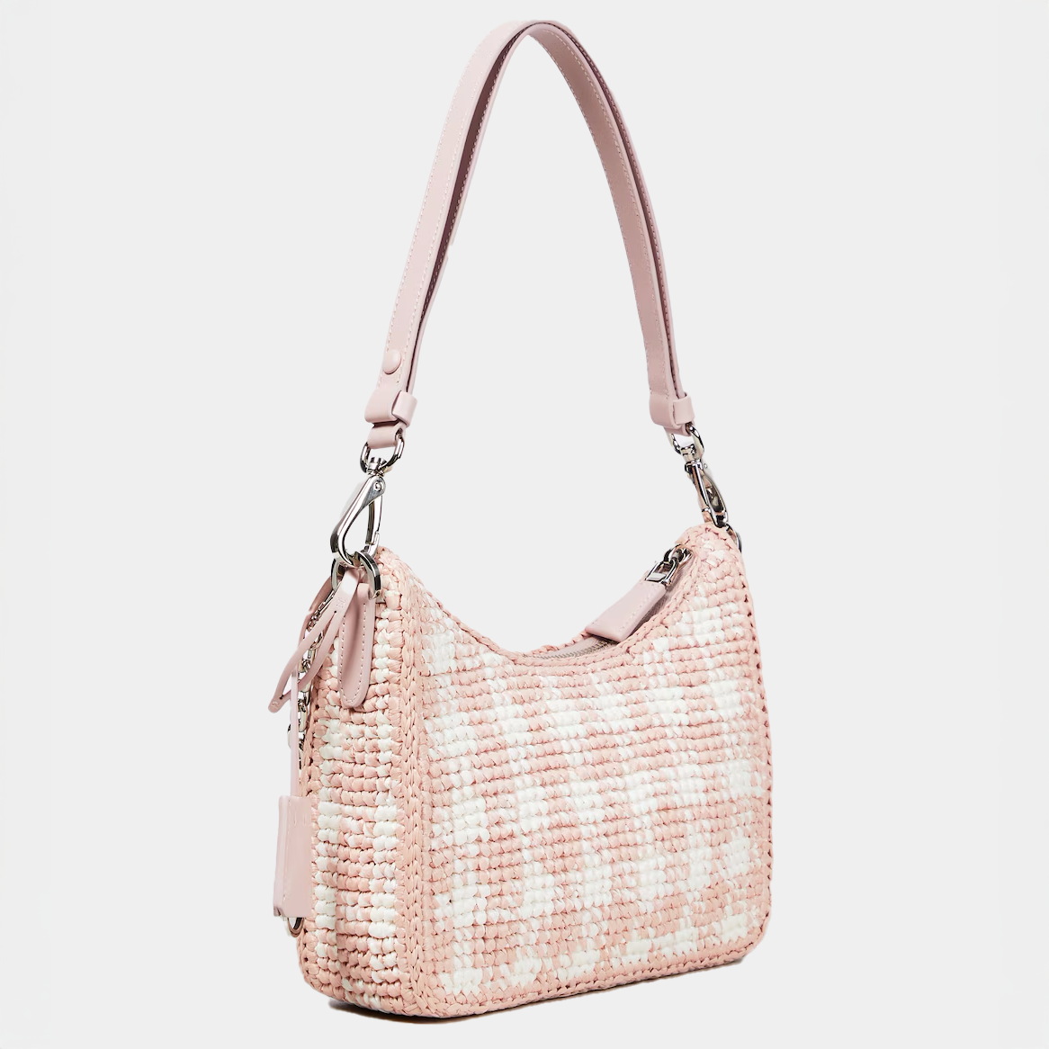 Prada Borsa a spalla Re-edition in crochet