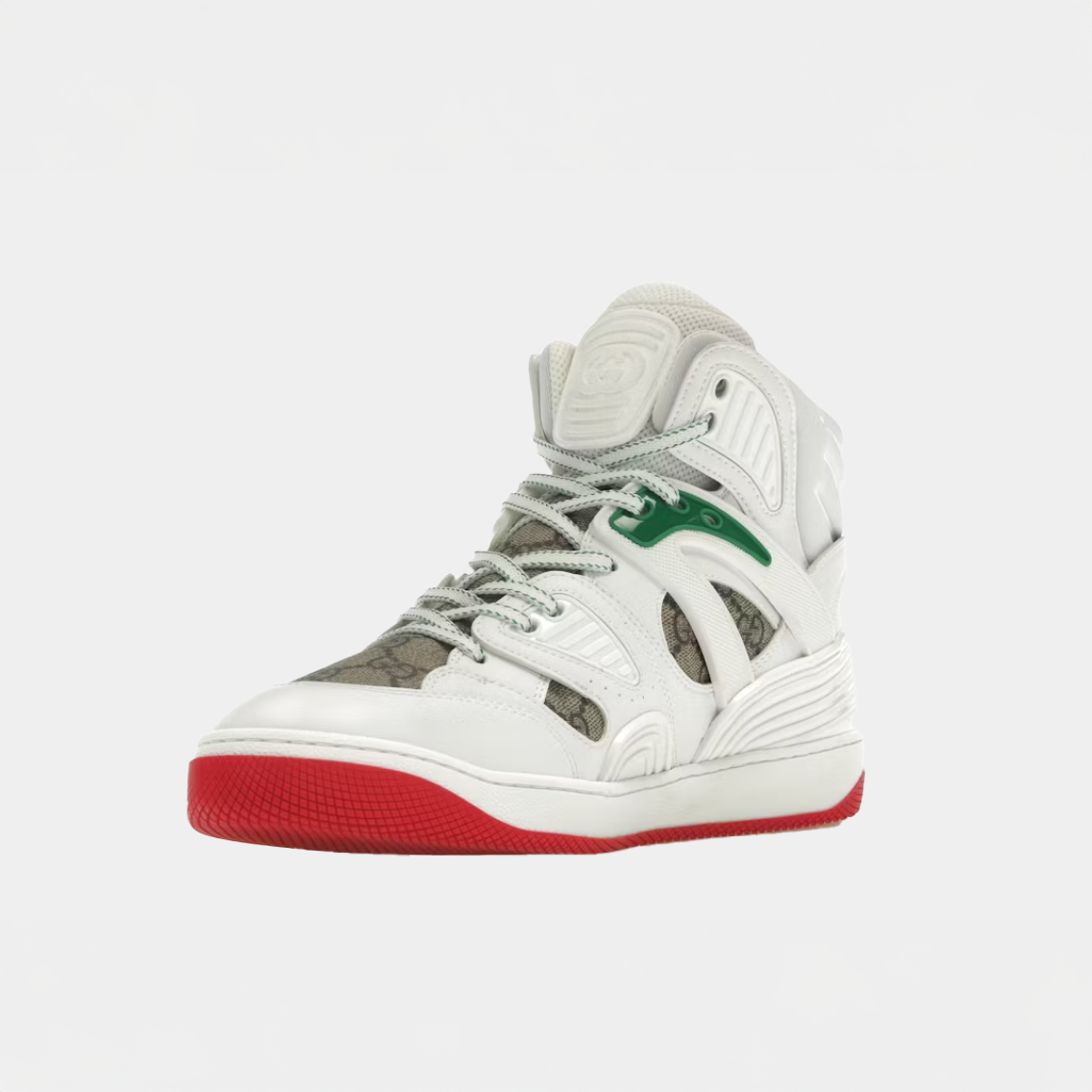 Gucci Basket Bianco Demetra Rosso