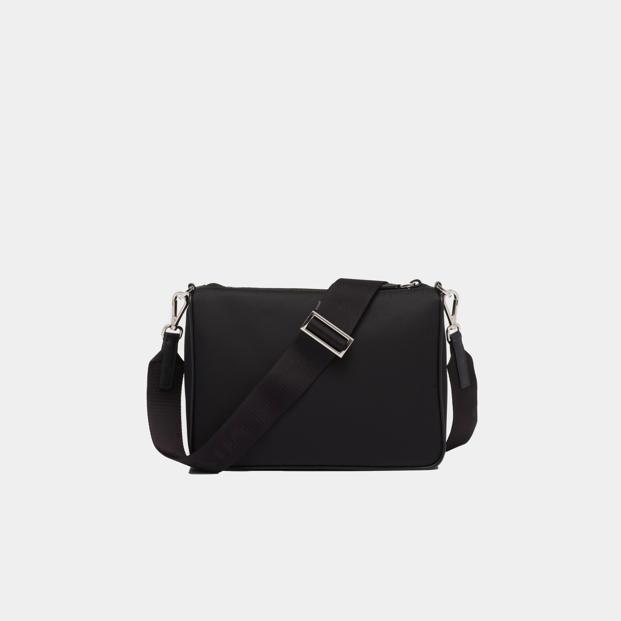Borsa a tracolla in Re-Nylon e Saffiano