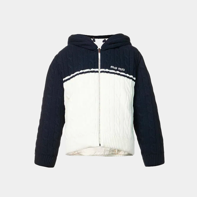 MiuMiu piumino intrecciato