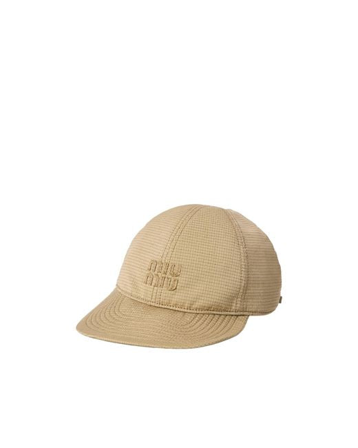Cappello da baseball in Drill MiuMiu