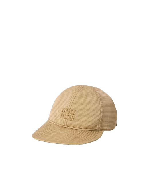 Cappello da baseball in Drill MiuMiu