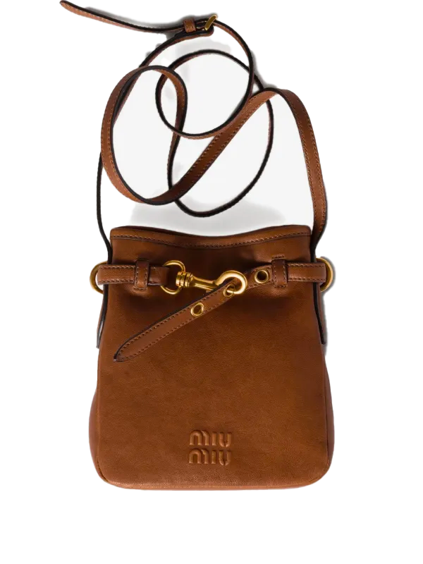 Miu miu pouch in nappa corda