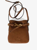 Miu miu pouch in nappa corda