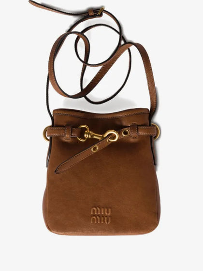 Miu miu pouch in nappa corda
