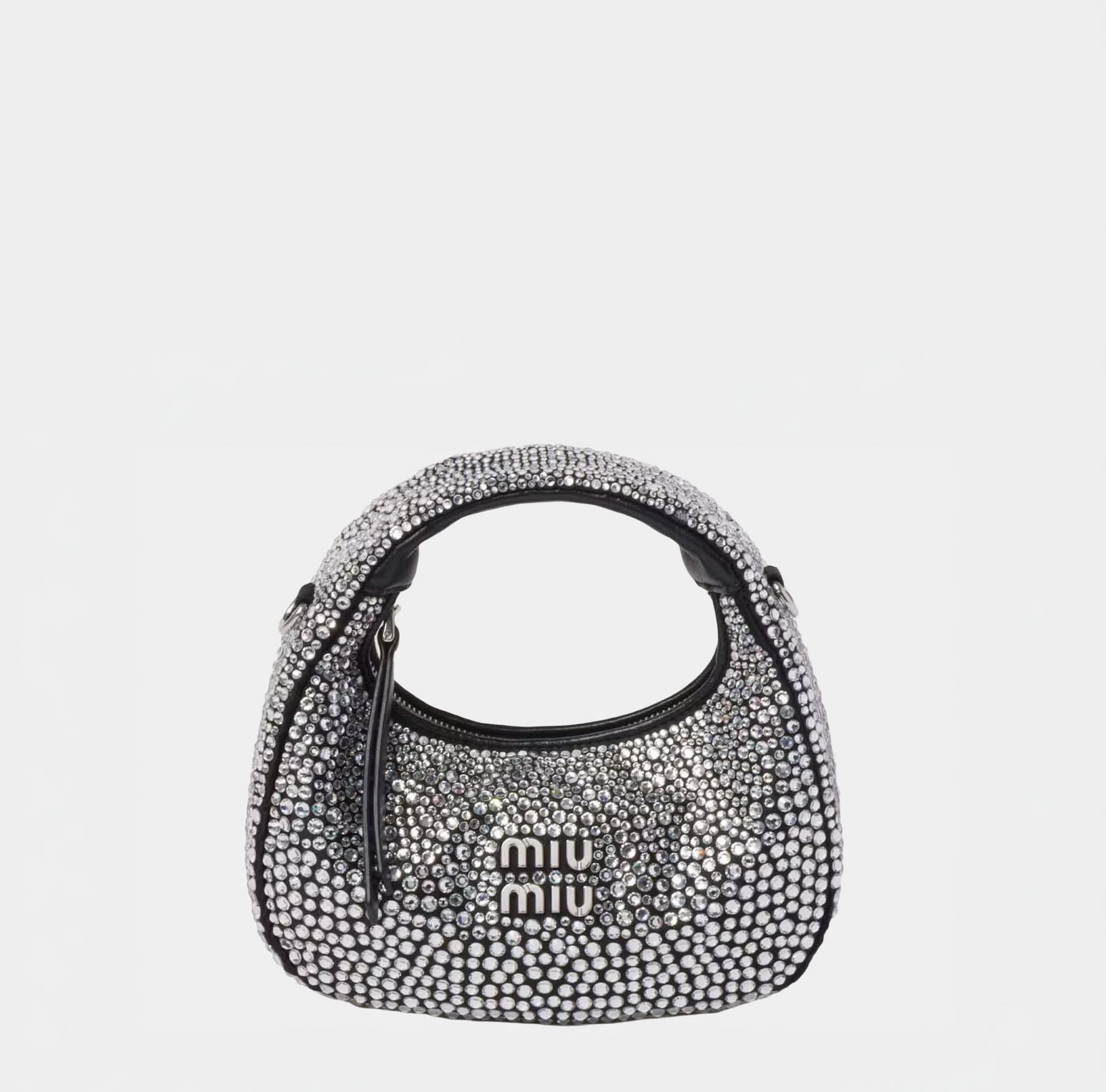 Miu Miu Mini Borsa Hobo con cristalli - MS Luxury
