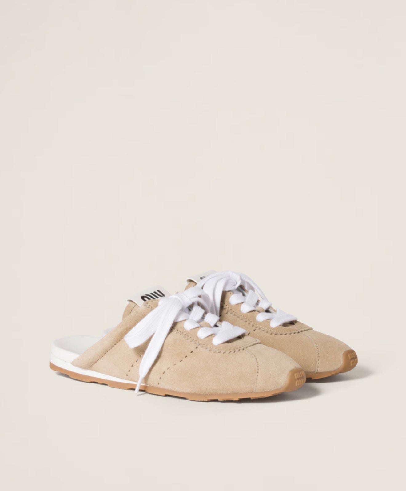 Sabot Plume in pelle scamosciata