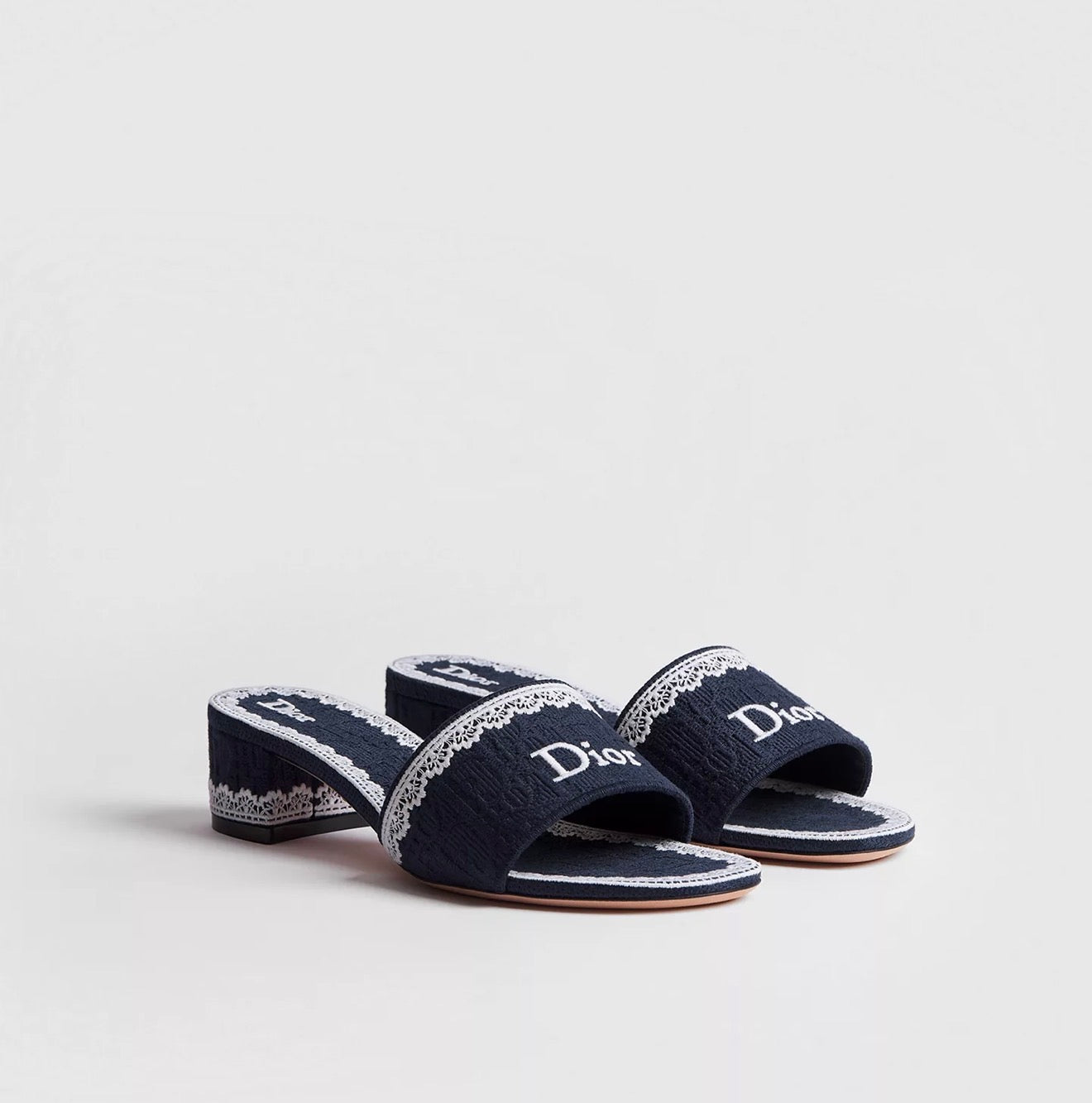 Dior Dentelle Heeled Slide