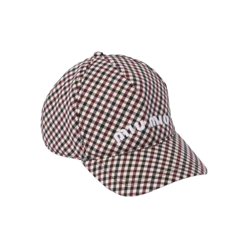 Cappello da baseball in Drill MiuMiu