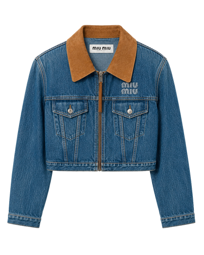 giacca in denim