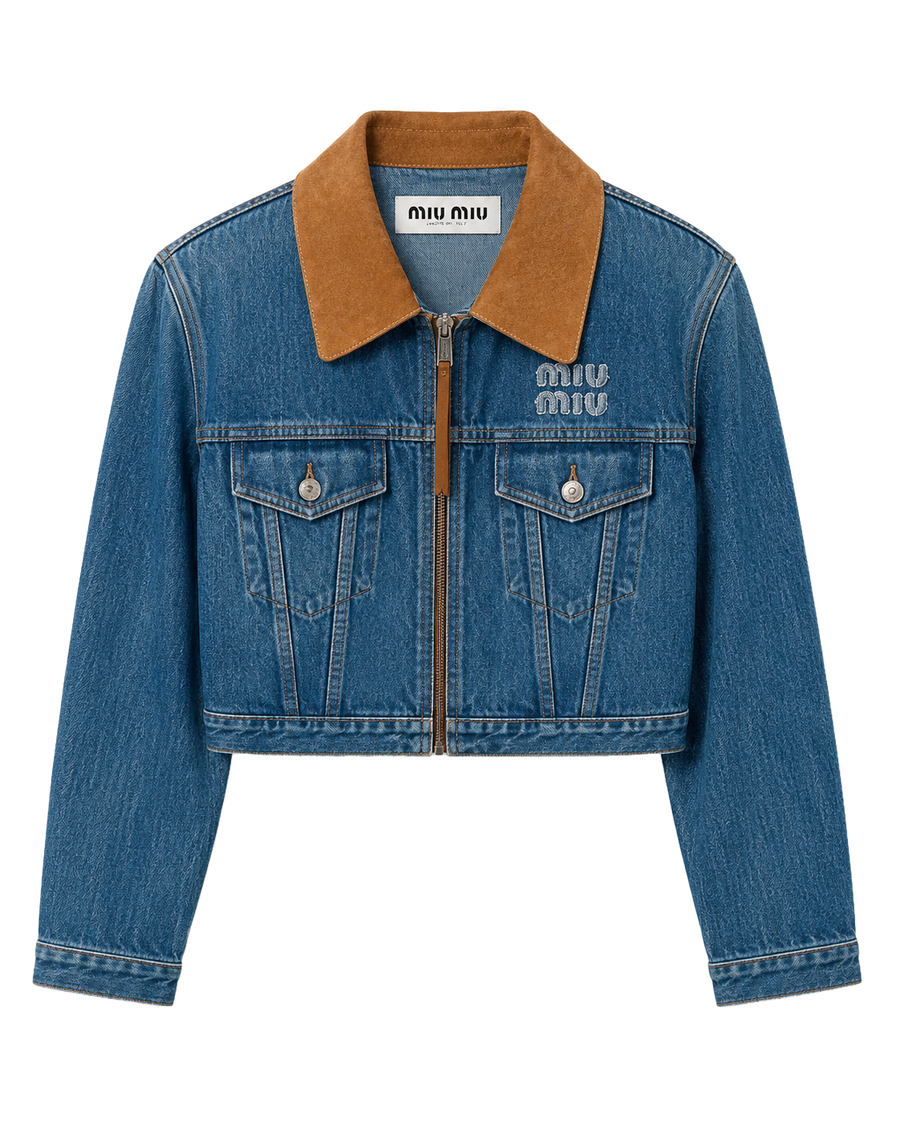 giacca in denim
