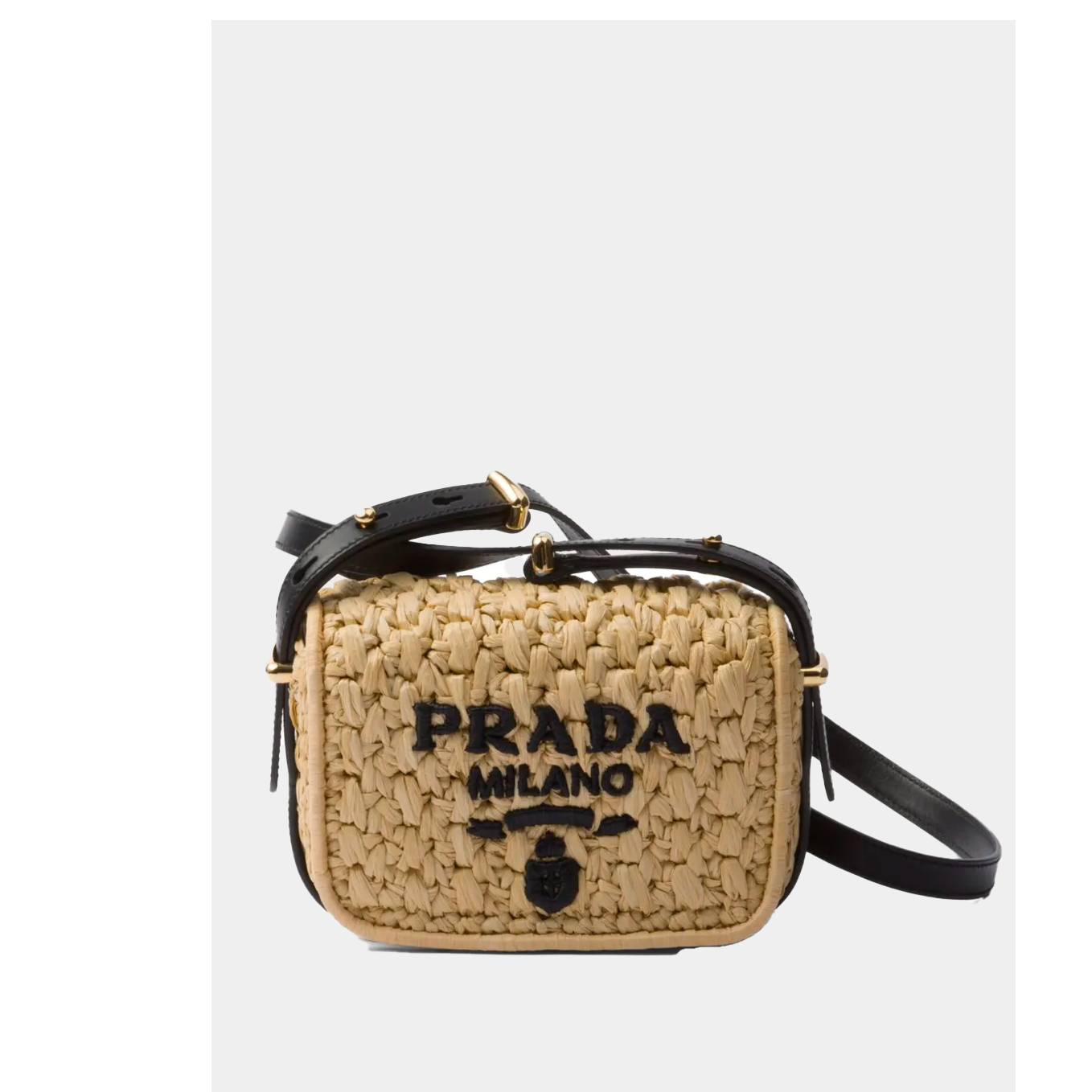 Prada Borsa a spalla con ricamo