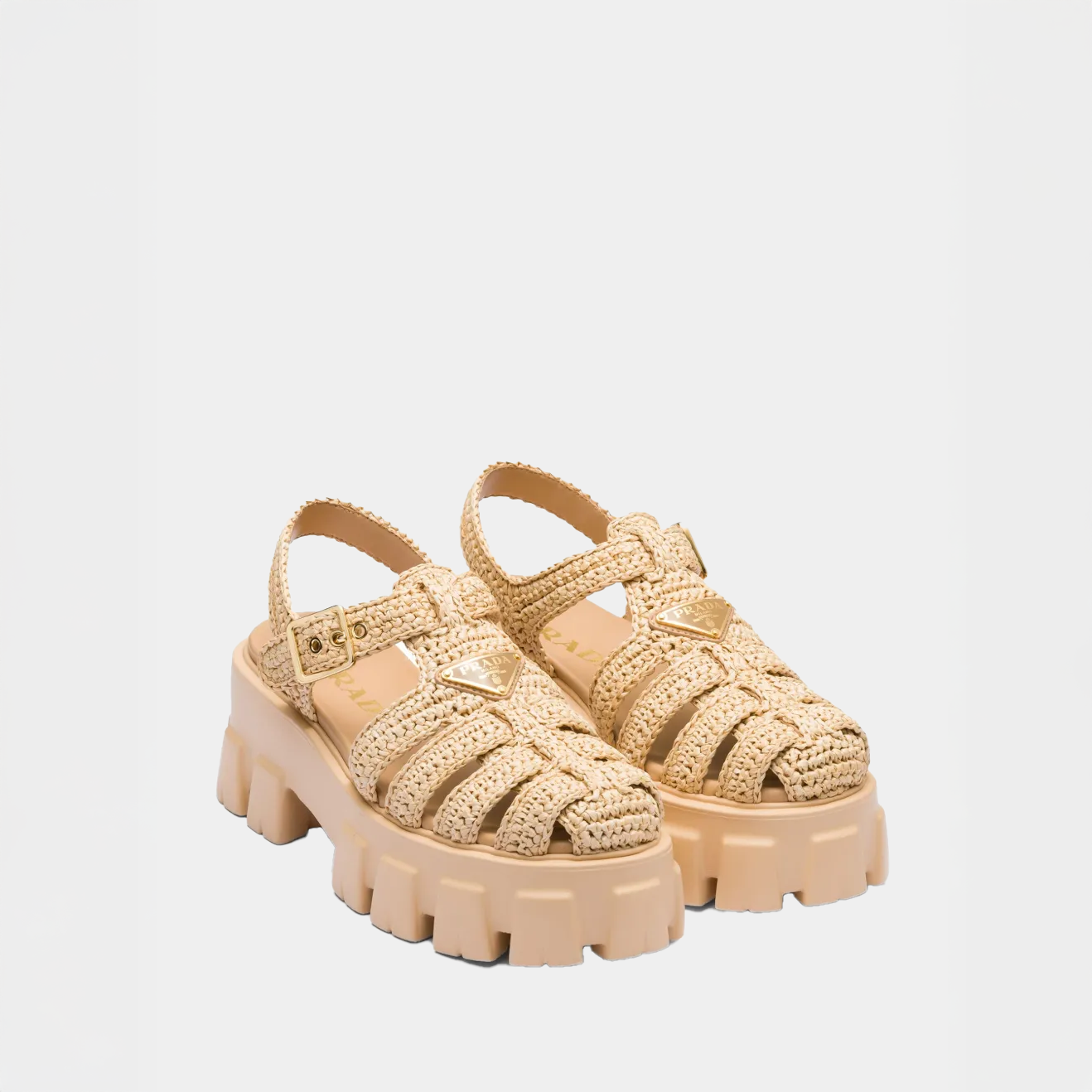 Sandali con frange prada