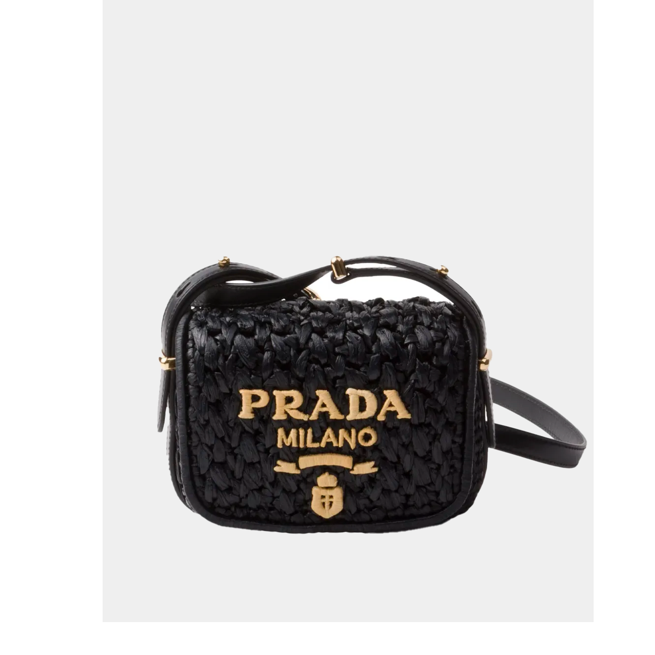Prada Borsa a spalla con ricamo