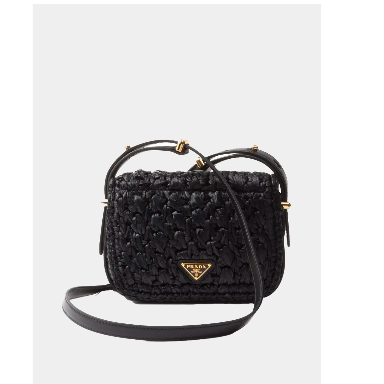 Prada Borsa a spalla con ricamo