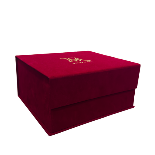 Gift Box in velluto rosso