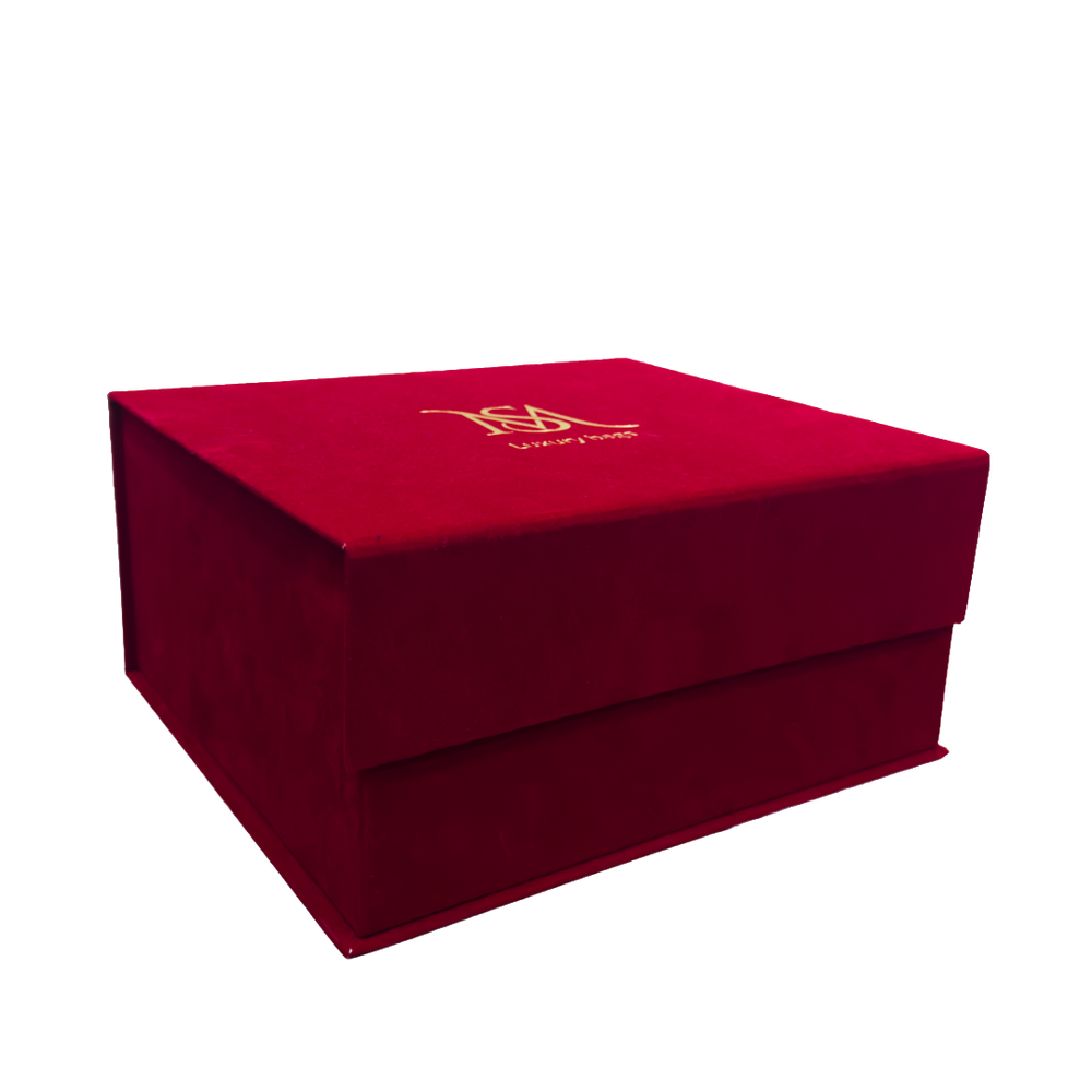 Gift Box in velluto rosso