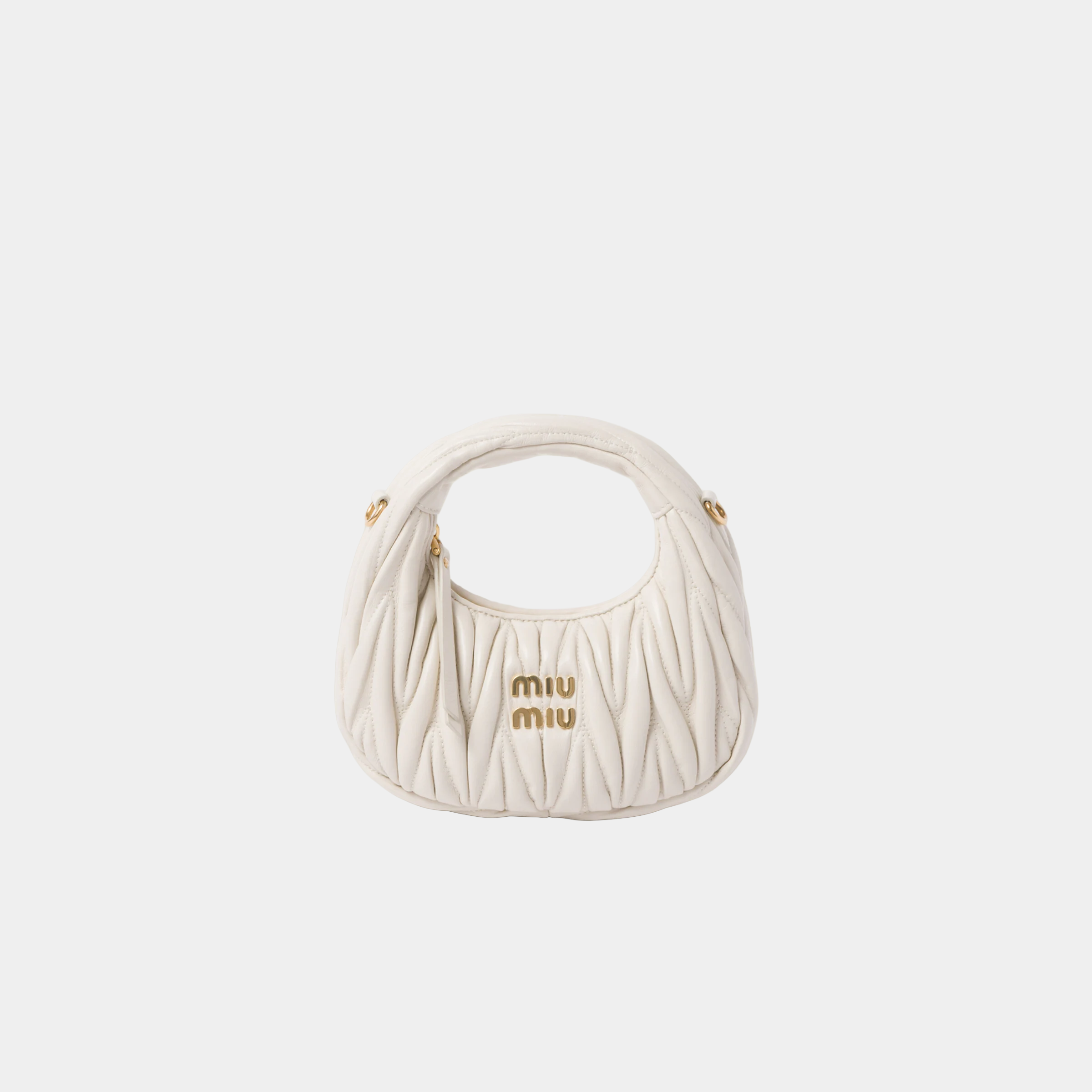 Mini borsa hobo Wander in nappa matelassé