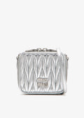 Miu Miu leather matalasse square