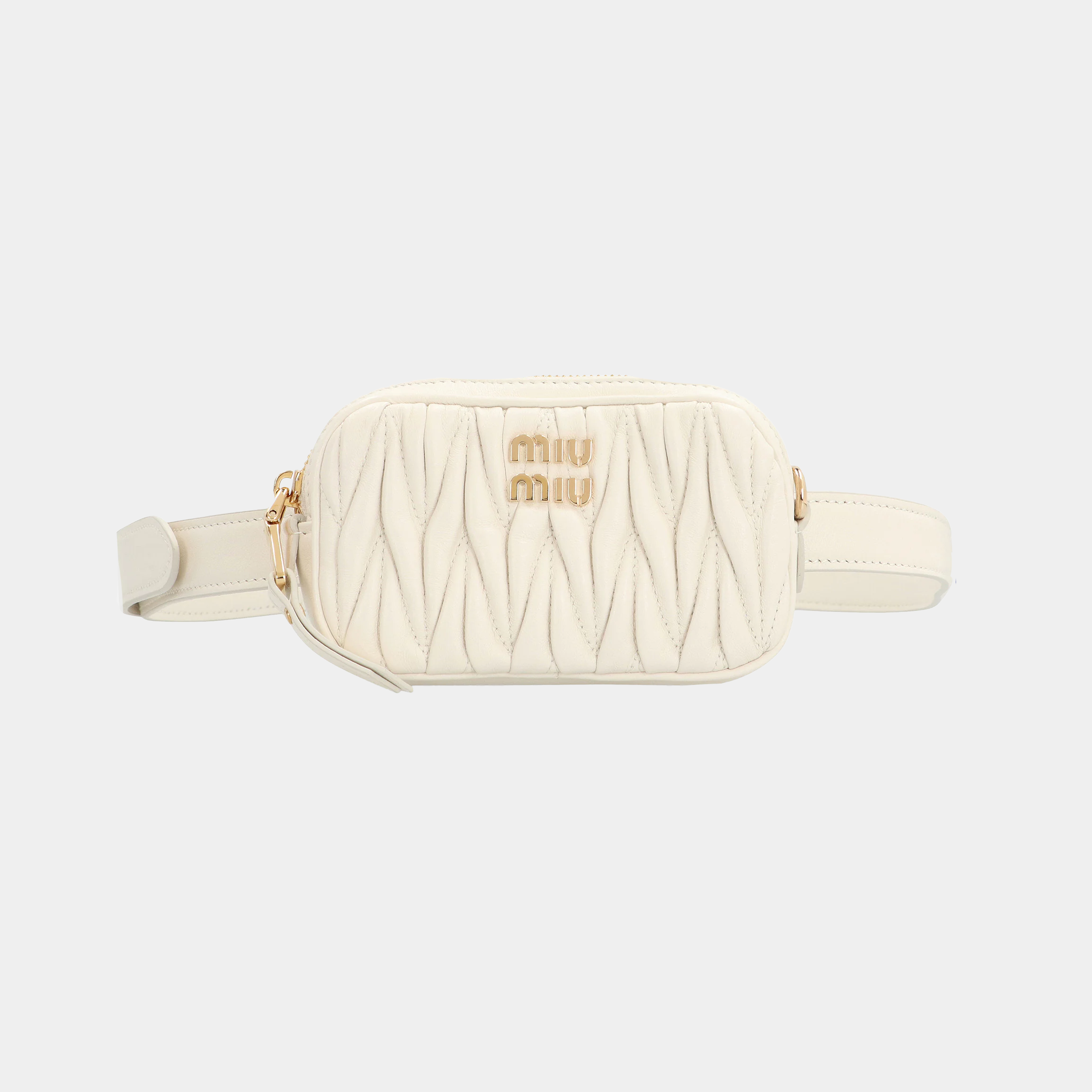 cintura con marsupio miu miu