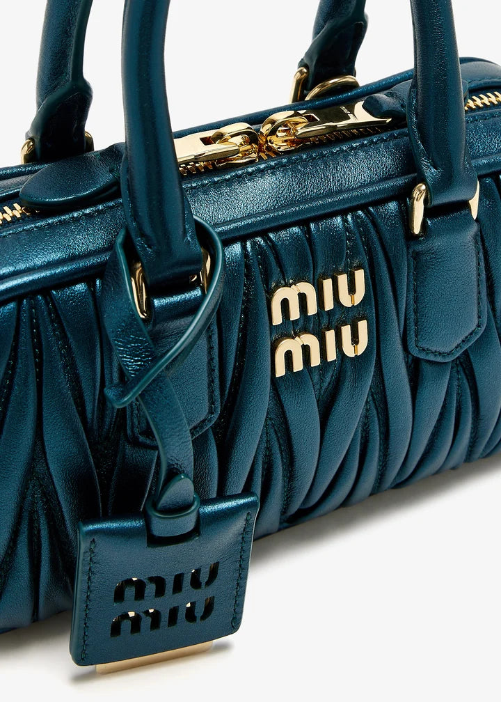 Arcadie matelassé nappa leather mini-bag Miu Miu