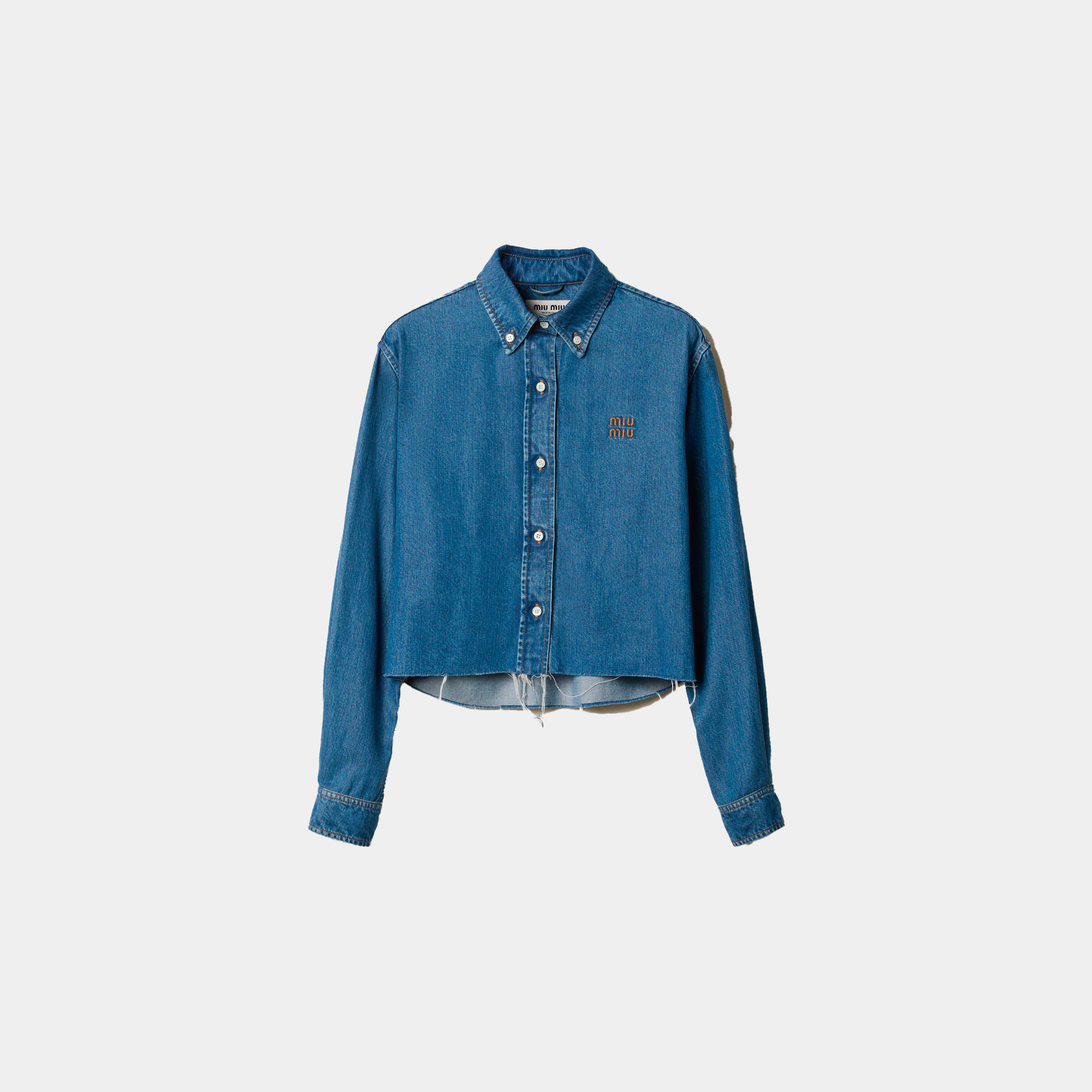Camicia in denim Miu Miu
