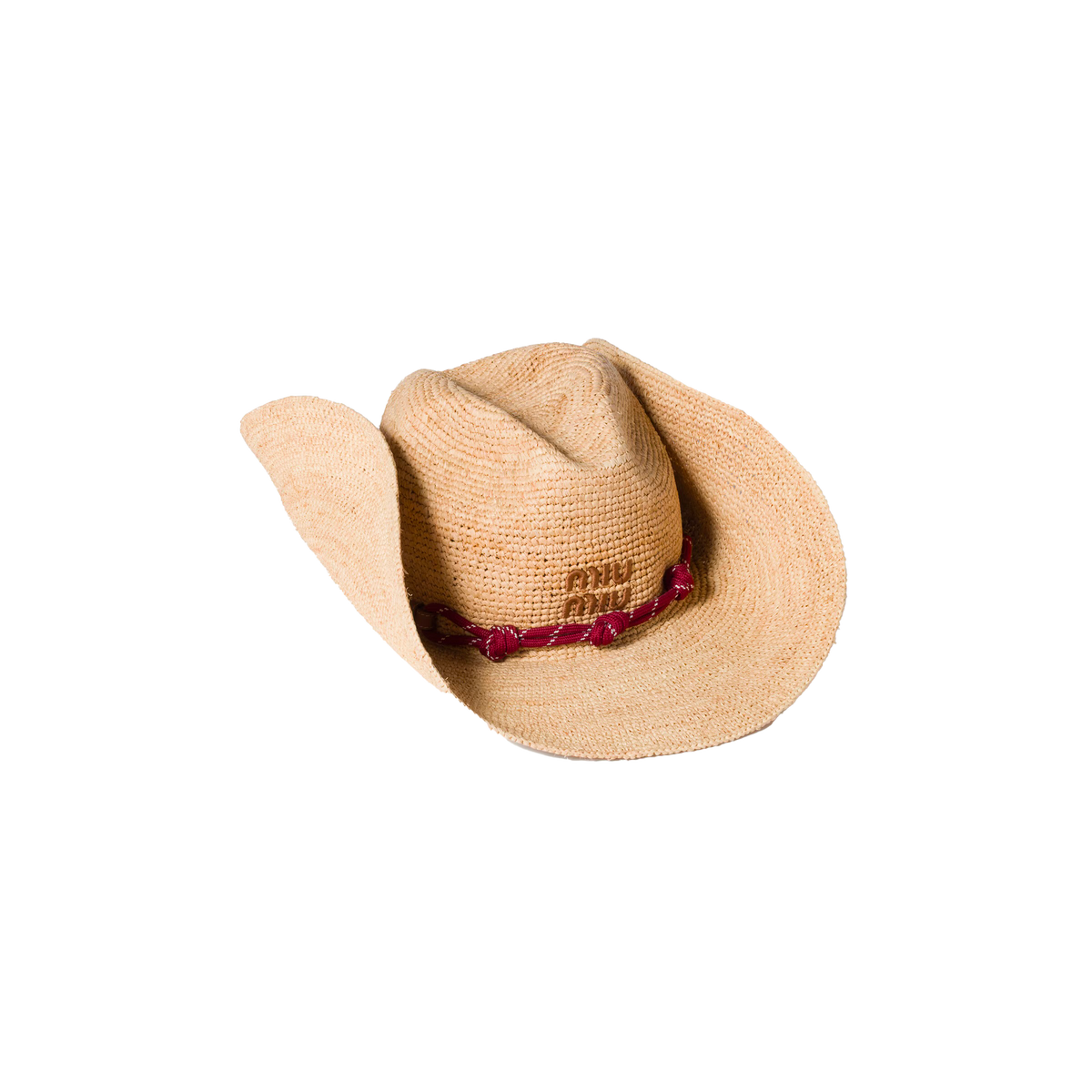 Cappello cowboy raffia