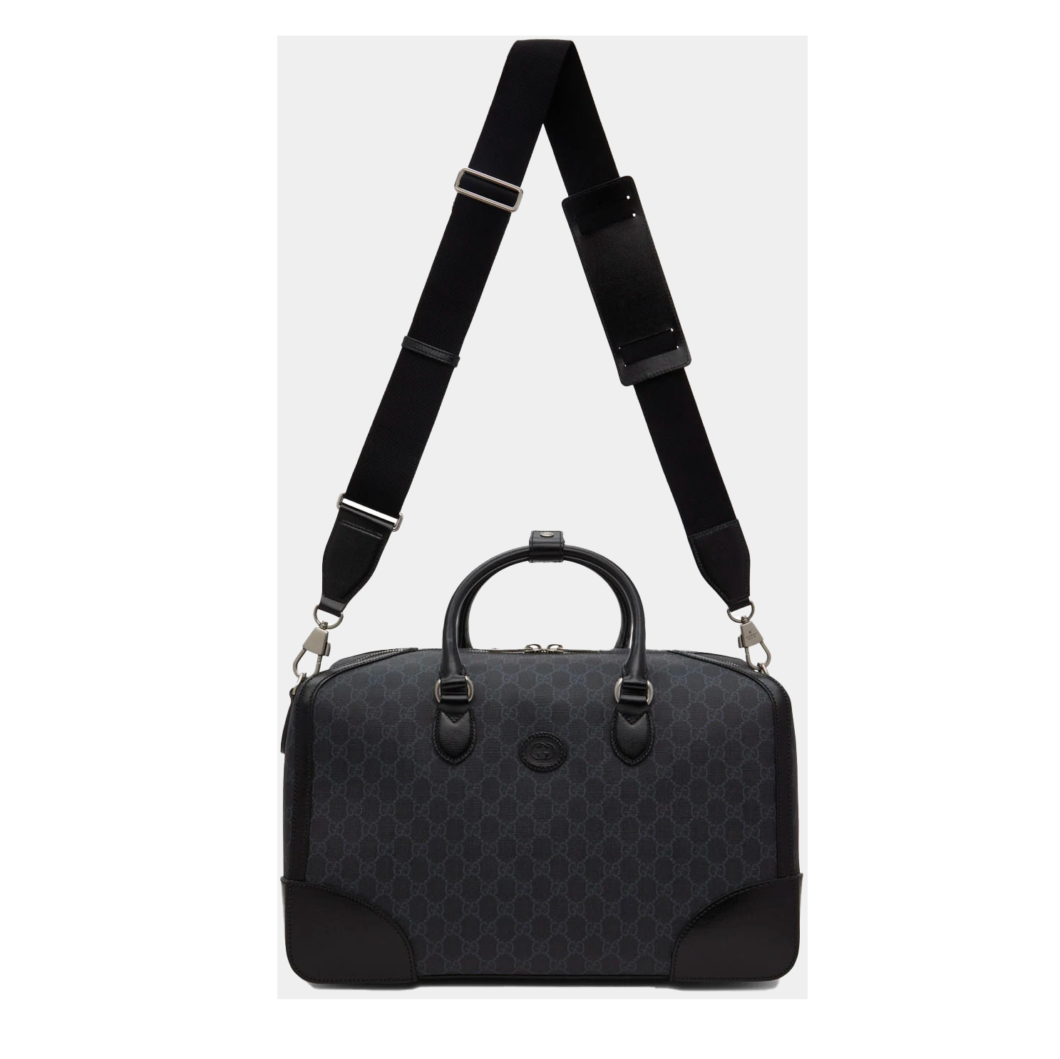 Gucci GG Duffle Bag Interlocking G 'Black'