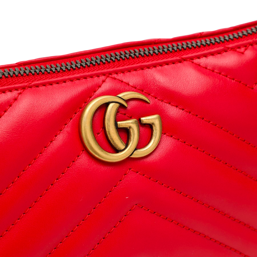 GG Marmont red small shoulder bag