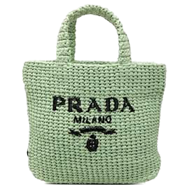 Borsa in raffia Prada