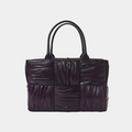 Borsa Bottega Veneta Veneta Veneta Foulard Intrecciato Pleated Medium Arco Tote - MS Luxury