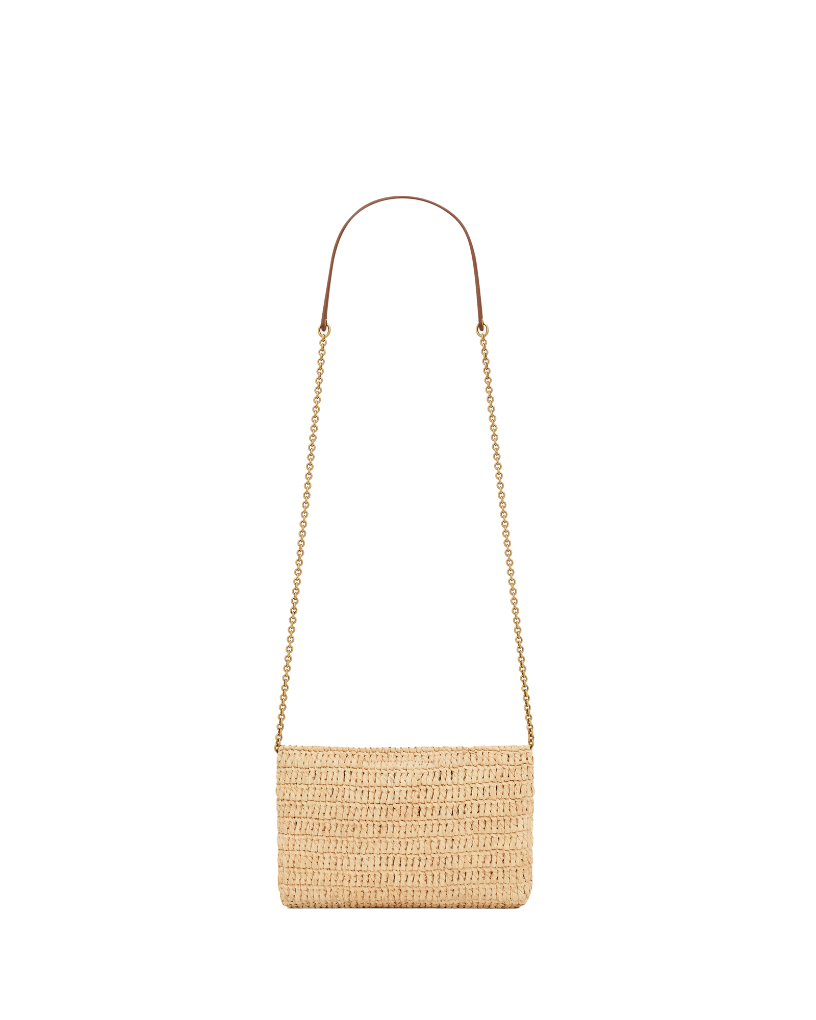 POCHETTE PICCOLA CON CATENA CASSANDRE IN RAFIA