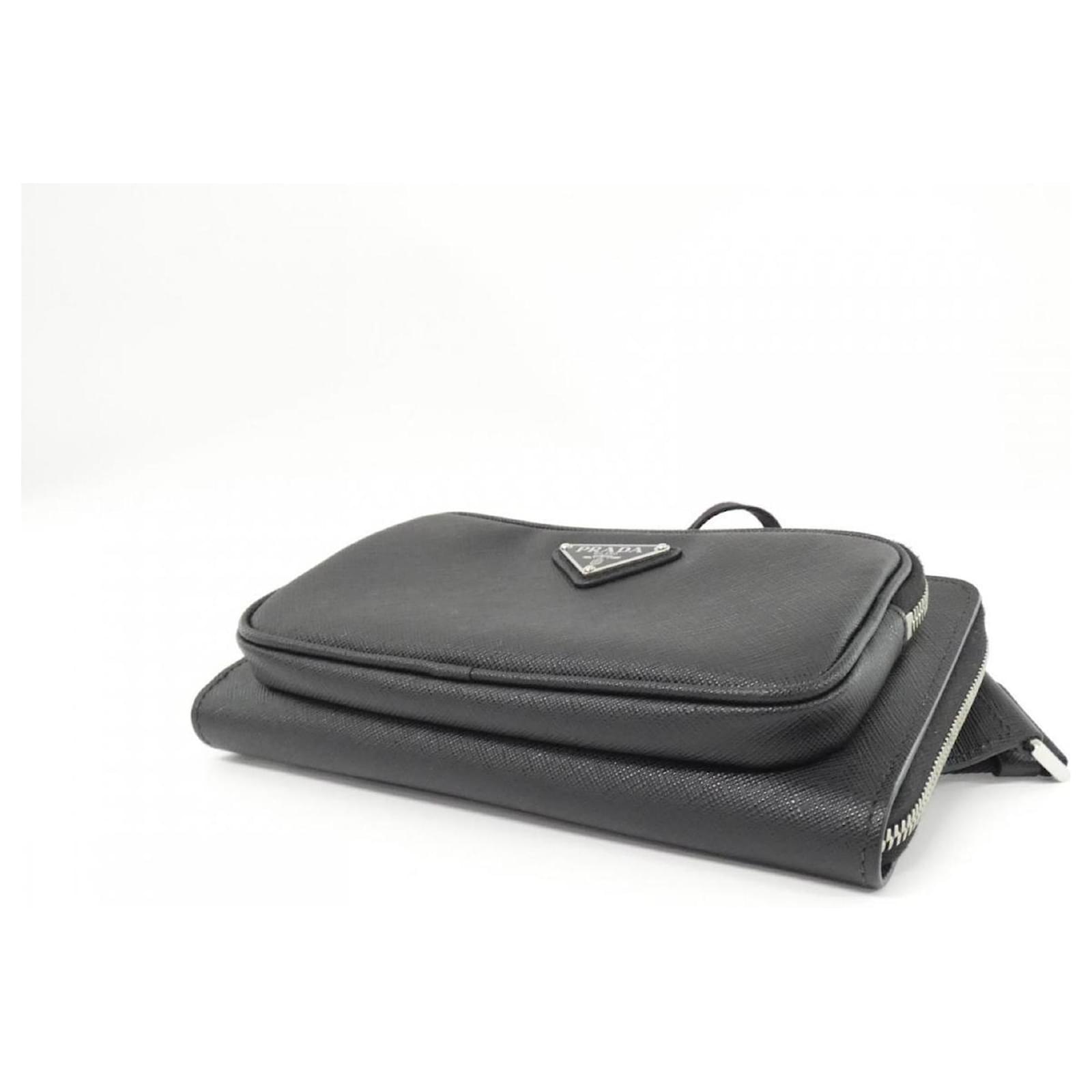 Marsupio Prada Saffiano Nero