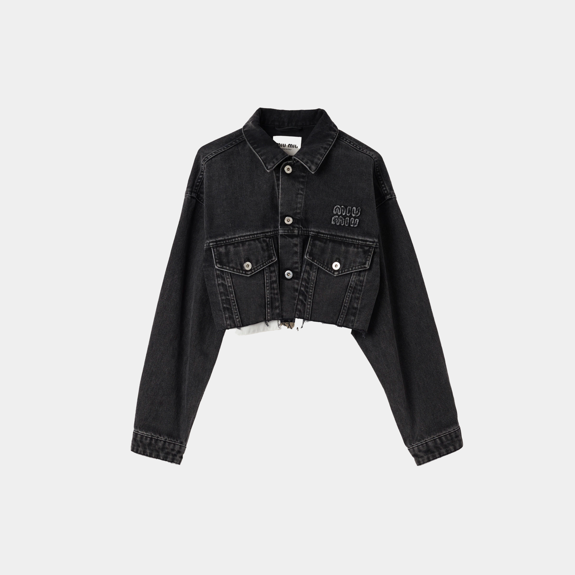 Camicia in denim Miu Miu