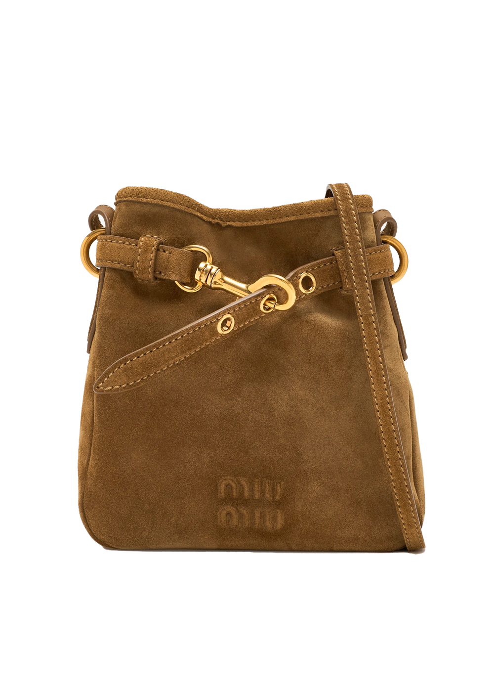Miu miu pouch in nappa corda