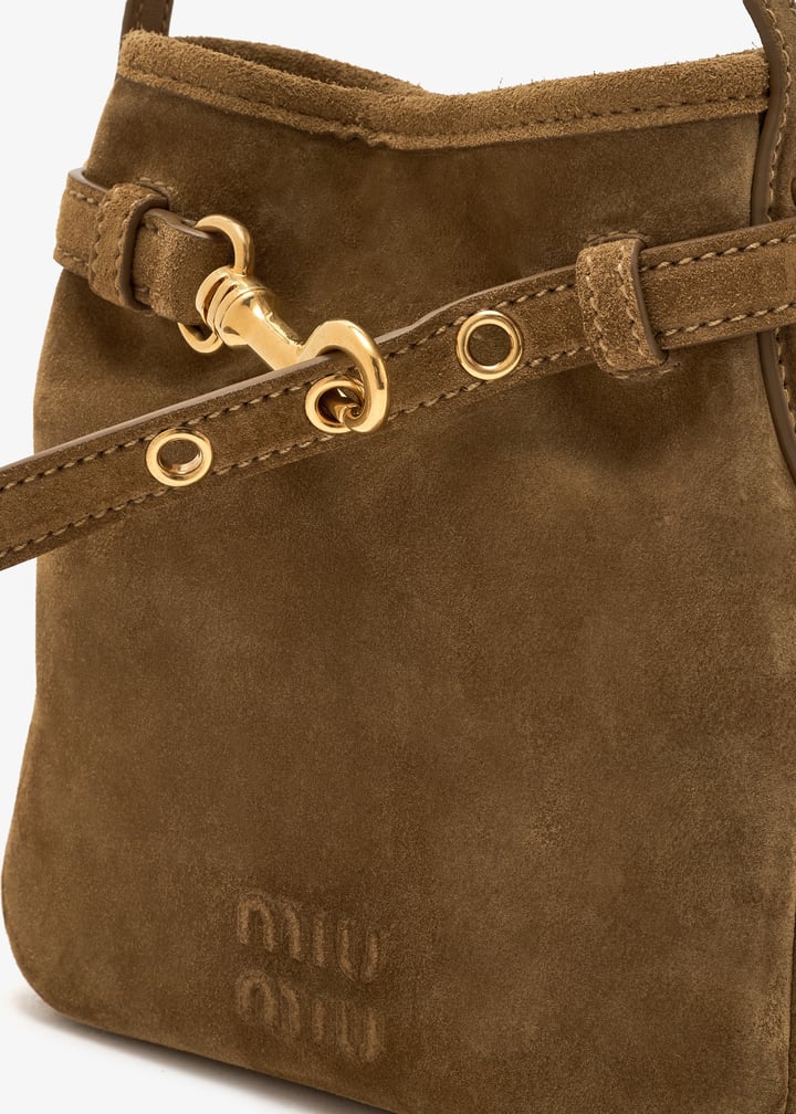 Miu miu pouch in nappa corda