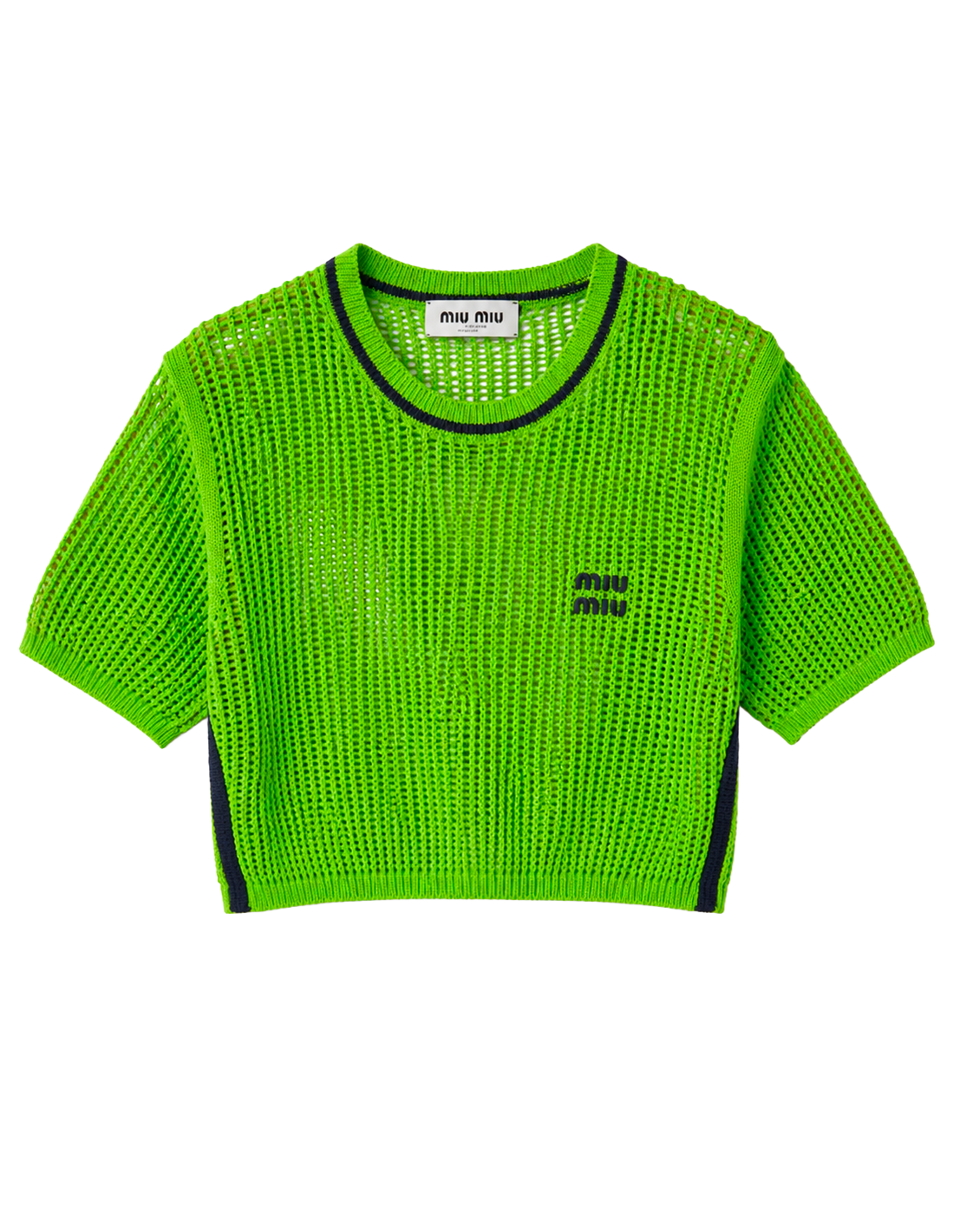 miu miu crop crochet
