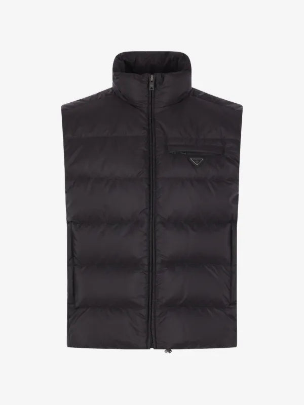 Gilet imbottito re nylon Prada