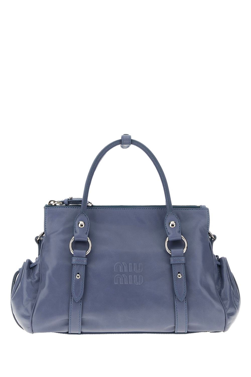 Miu Miu leather bag ceruleo